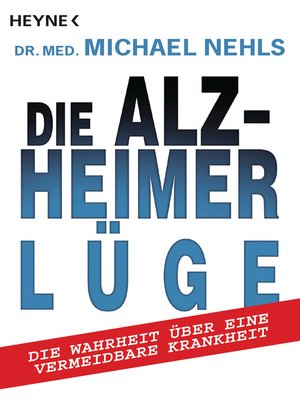 cover image of Die Alzheimer-Lüge